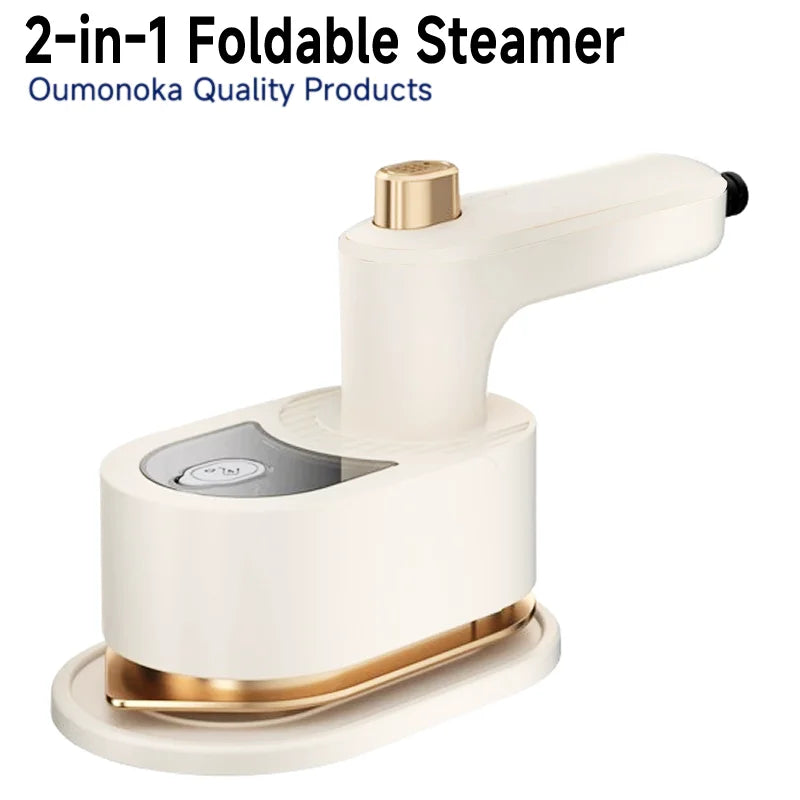 2-in-1 Portable Handheld Garment Steamer & Iron