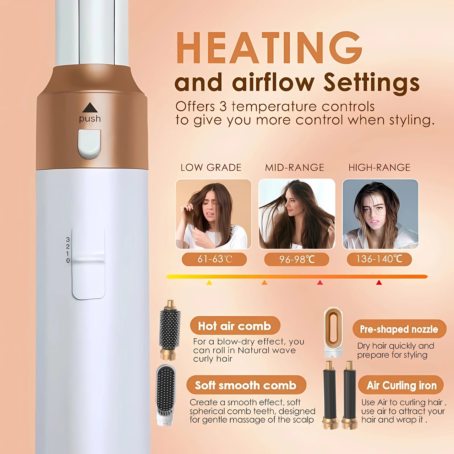 5-in-1 Professional Hair Styler