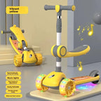 3-in-1 Scooter for Children Aged 1–3, 6–12: A versatile ride-on and push-along scooter for little boys and girls