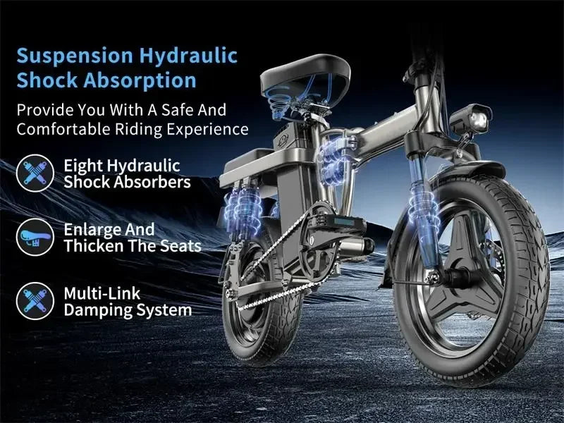 E-bike is equipped with a 400w motor and 48v40ah battery. It is an adult electric bicycle for worry-free travel.electric bike