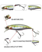 Fishing 50mm 3.5g Swimbaits Bass Big Fish Crankbaits Fishing Lure Floating Wobblers for Pike Minnow Lure Fishing Tackle