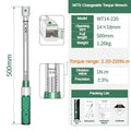 Open Torque Wrench Multifunctional Adjustable Preset High Precision Replaceable Head Torque Wrenchs Professional Hand Tools