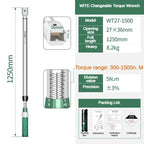 Open Torque Wrench Multifunctional Adjustable Preset High Precision Replaceable Head Torque Wrenchs Professional Hand Tools