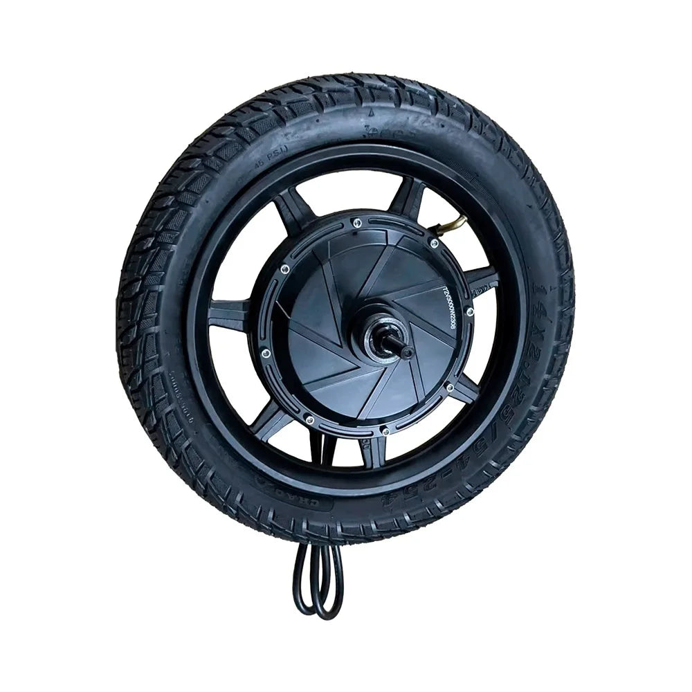 120KM/H Hub Motor with Tire 14x2.125 Electric Bicycle Wheel 48V 60V 72V 1500W-3500W Ebike Brushless High Speed 1200RPM Scooter