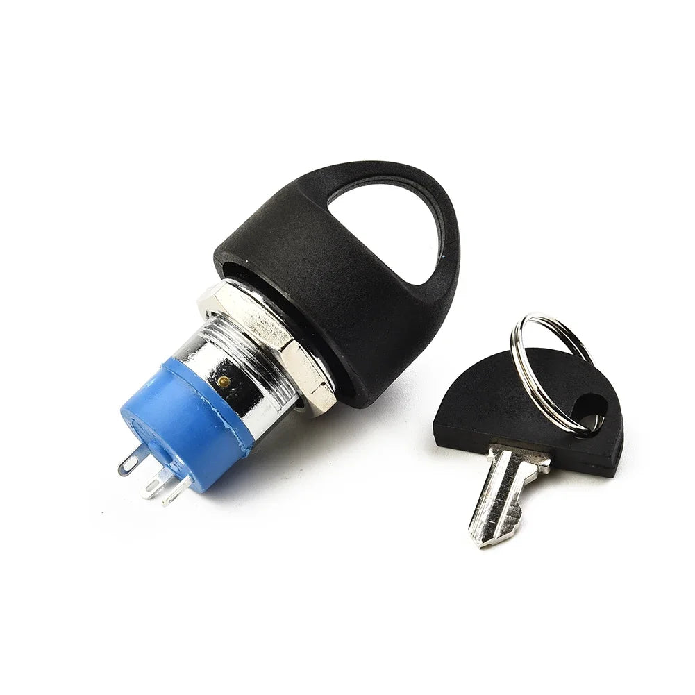 Motorcycle Ignition Switch With 2 Keys Mobility Scooter Spare Start On-Off Mobility Scooters Interior Parts