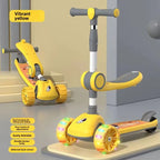 3-in-1 Scooter for Children Aged 1–3, 6–12: A versatile ride-on and push-along scooter for little boys and girls