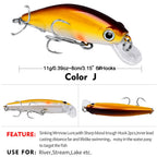 Fishing 8cm 11g Swimbaits Bass Big Fish Crankbaits Fishing Lure Floating Wobblers for Pike Minnow Lure Fishing Tackle