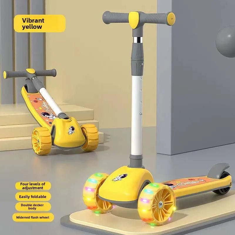 3-in-1 Scooter for Children Aged 1–3, 6–12: A versatile ride-on and push-along scooter for little boys and girls
