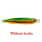 Fishing Lure 10g15g20g30g40g60g Trolling Artificial Hard Bait Bass Casting Jigging Fish Lure Sinking Spoon Tackle Metal Jig