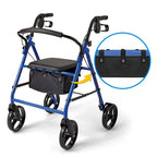 Walker Bag Under Seat for Four Wheel Rollator, Rollator Bag Tote Organizer Pouch Storage to Walkers for Senoirs, Walker Accessor