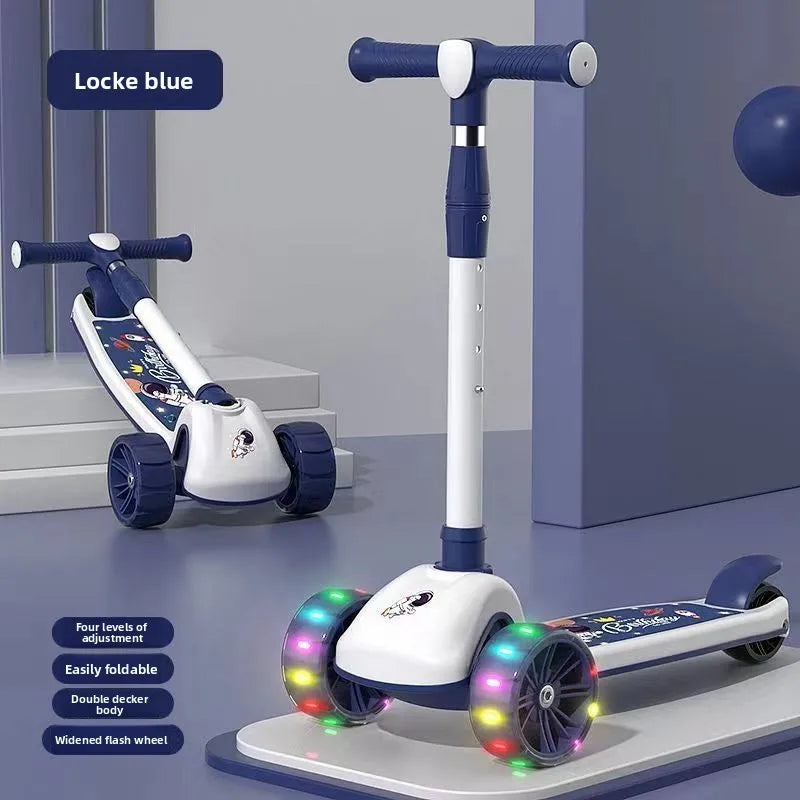 3-in-1 Scooter for Children Aged 1–3, 6–12: A versatile ride-on and push-along scooter for little boys and girls