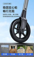 Aircraft Aluminum Folding Walker,3kg Ultra Light Rollator,Triangle Stabilization Frame,Rehabilitation Walking Aid for Seniors