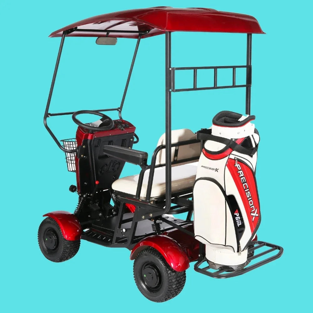 (Golf01) 4 Motor High Quality 2 Person Elderly Mobility Scooter Golf Buggy Cart Golf Car