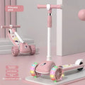 3-in-1 Scooter for Children Aged 1–3, 6–12: A versatile ride-on and push-along scooter for little boys and girls