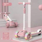 3-in-1 Scooter for Children Aged 1–3, 6–12: A versatile ride-on and push-along scooter for little boys and girls