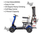 (Golf01) 4 Motor High Quality 2 Person Elderly Mobility Scooter Golf Buggy Cart Golf Car
