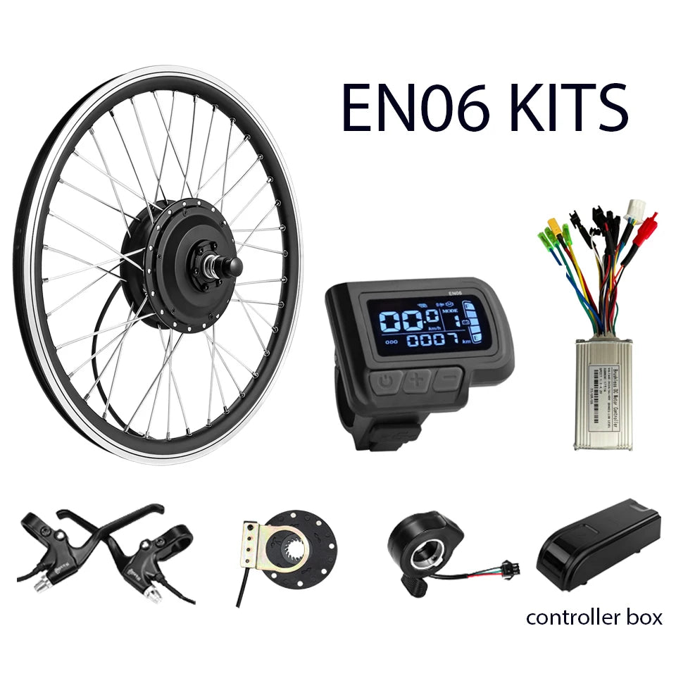 Ebike Conversion Kit 24V/36V/48V 250W Front Rear Brushless Gear Hub Wheel Motor 16-29inch 700C  for Electric Bicycle Kit