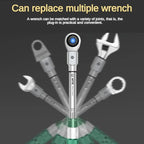 Open Torque Wrench Multifunctional Adjustable Preset High Precision Replaceable Head Torque Wrenchs Professional Hand Tools