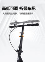 Adult Handbrake Scooter For Teens To Work Big Wheel Two-wheel Foldable Urban Campus Mobility Scooter Hot New