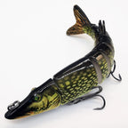 ANFS Fishing Lures for Bass Trout Multi Jointed Swimbaits Slow Sinking Bionic Swimming Lures Bass Freshwater Saltwater Bass