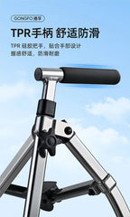 Aircraft Aluminum Folding Walker,3kg Ultra Light Rollator,Triangle Stabilization Frame,Rehabilitation Walking Aid for Seniors