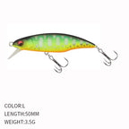 Fishing 50mm 3.5g Swimbaits Bass Big Fish Crankbaits Fishing Lure Floating Wobblers for Pike Minnow Lure Fishing Tackle