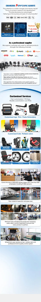 Compact Foldable Lightweight 4 Wheel Mobility Scooter Brushless Ultra Light Weight Travel Portable Electric Scooter for Disabled
