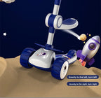 3-in-1 Scooter for Children Aged 1–3, 6–12: A versatile ride-on and push-along scooter for little boys and girls