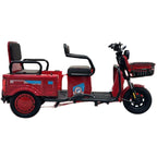 Mobility Scooter For Senior 3 Wheels Electric Scooter Cargo 600W 60V Electric Tricycle For Adults With Back Seat Movable Trike