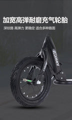 Adult Handbrake Scooter For Teens To Work Big Wheel Two-wheel Foldable Urban Campus Mobility Scooter Hot New
