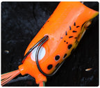 Frog Fishing Lures Gamakatsu Hook Long Cast Topwater Artificial Bait 16g Tractor Popper Lure Catch Pike Snakehead Fish Bass