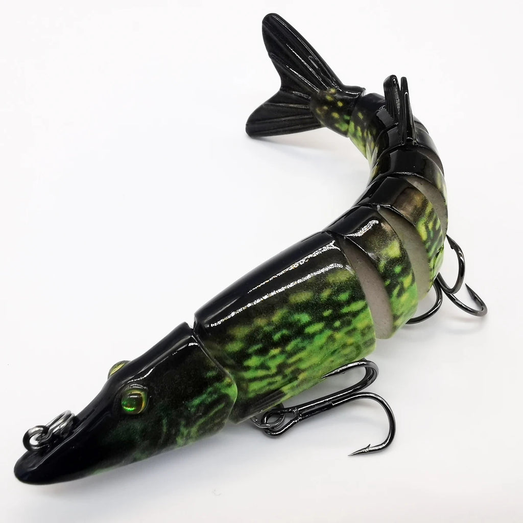 ANFS Fishing Lures for Bass Trout Multi Jointed Swimbaits Slow Sinking Bionic Swimming Lures Bass Freshwater Saltwater Bass