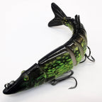ANFS Fishing Lures for Bass Trout Multi Jointed Swimbaits Slow Sinking Bionic Swimming Lures Bass Freshwater Saltwater Bass