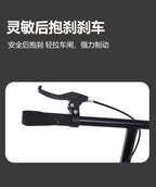 Adult Handbrake Scooter For Teens To Work Big Wheel Two-wheel Foldable Urban Campus Mobility Scooter Hot New