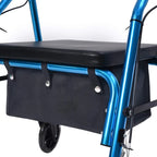 Walker Bag Under Seat for Four Wheel Rollator, Rollator Bag Tote Organizer Pouch Storage to Walkers for Senoirs, Walker Accessor