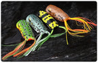 Frog Fishing Lures Gamakatsu Hook Long Cast Topwater Artificial Bait 16g Tractor Popper Lure Catch Pike Snakehead Fish Bass