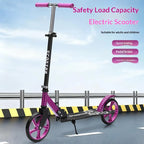 Foldable Kick Scooter Adults Kids Teens Urban Commuter Campus Lightweight Portable Two Wheels Adjustable Handlebars Scooters