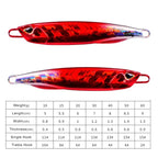 Fishing Lure 10g15g20g30g40g60g Trolling Artificial Hard Bait Bass Casting Jigging Fish Lure Sinking Spoon Tackle Metal Jig