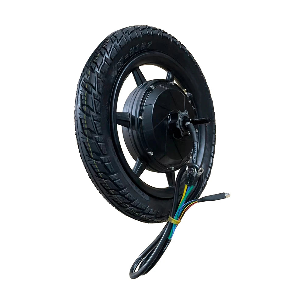 120KM/H Hub Motor with Tire 14x2.125 Electric Bicycle Wheel 48V 60V 72V 1500W-3500W Ebike Brushless High Speed 1200RPM Scooter