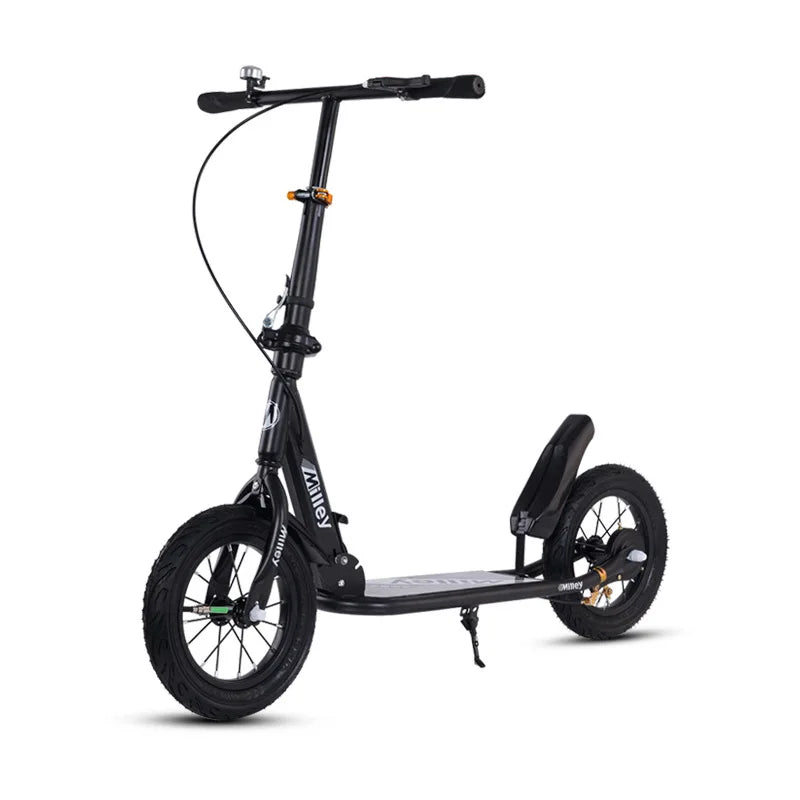 Adult Handbrake Scooter For Teens To Work Big Wheel Two-wheel Foldable Urban Campus Mobility Scooter Hot New