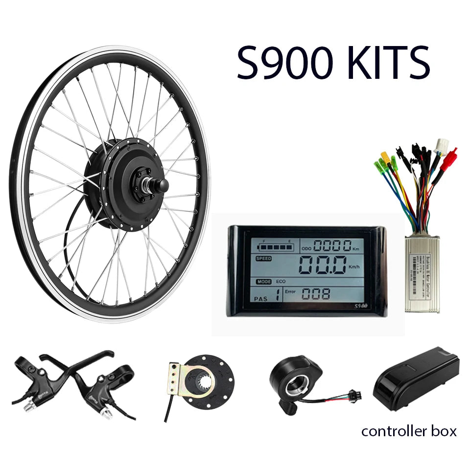 Ebike Conversion Kit 24V/36V/48V 250W Front Rear Brushless Gear Hub Wheel Motor 16-29inch 700C  for Electric Bicycle Kit