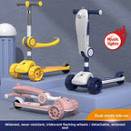 3-in-1 Scooter for Children Aged 1–3, 6–12: A versatile ride-on and push-along scooter for little boys and girls