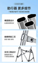 Aircraft Aluminum Folding Walker,3kg Ultra Light Rollator,Triangle Stabilization Frame,Rehabilitation Walking Aid for Seniors