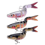 Fishing Lures Multi Jointed Swimbait Crank Bait Slow Sinking Bionic Artificial Bait Freshwater Saltwater Trout Bass Fishing Acce