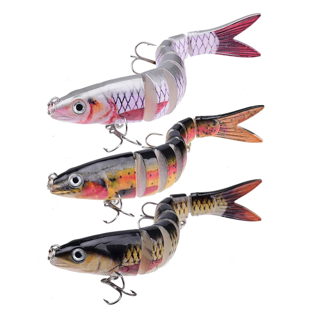 Fishing Lures Multi Jointed Swimbait Crank Bait Slow Sinking Bionic Artificial Bait Freshwater Saltwater Trout Bass Fishing Acce