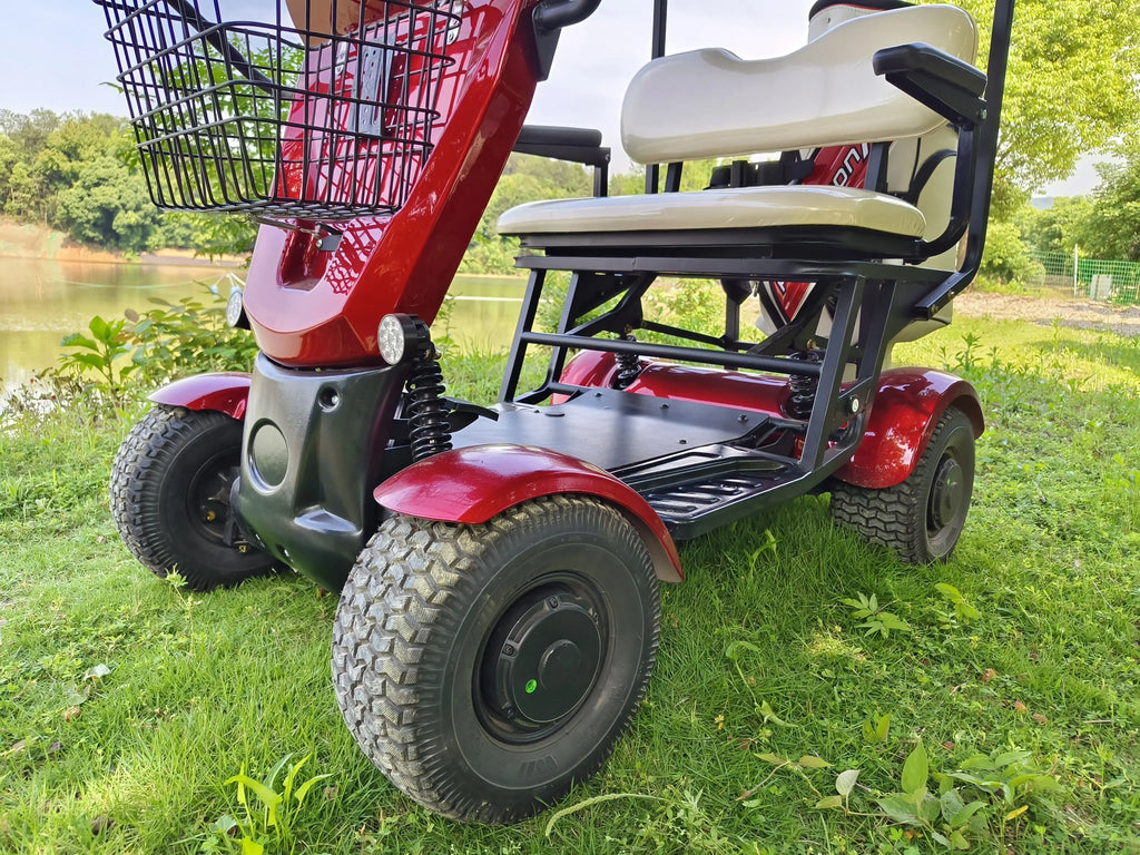(Golf01) 4 Motor High Quality 2 Person Elderly Mobility Scooter Golf Buggy Cart Golf Car