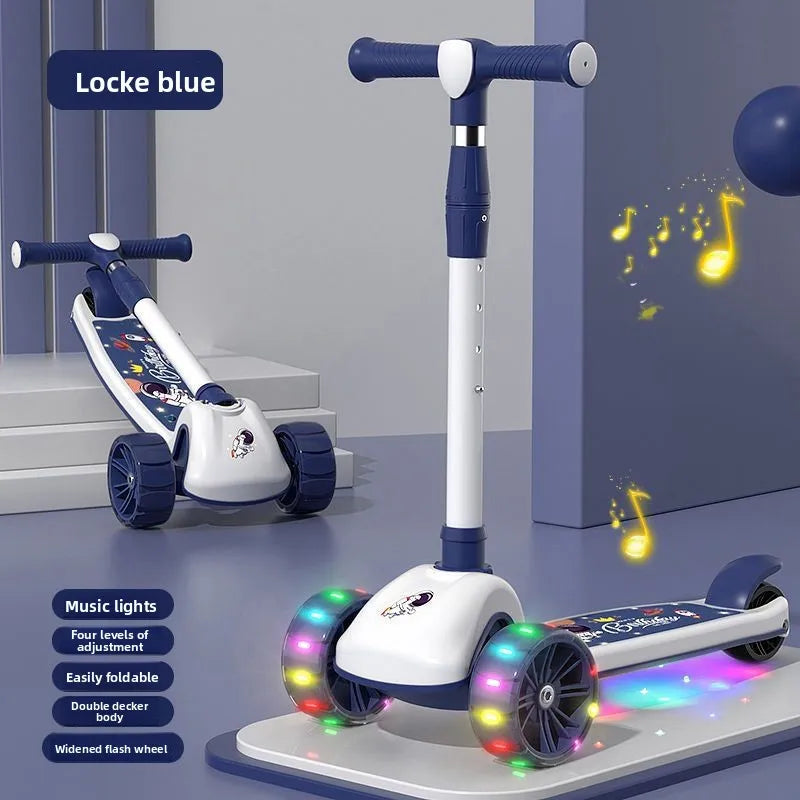 3-in-1 Scooter for Children Aged 1–3, 6–12: A versatile ride-on and push-along scooter for little boys and girls