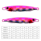 Fishing Lure 10g15g20g30g40g60g Trolling Artificial Hard Bait Bass Casting Jigging Fish Lure Sinking Spoon Tackle Metal Jig