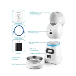 3-5L-Automatic-Pet-Feeder-Smart-Food-Dispenser-For-Cats-Dogs-Timer-Stainless-Steel-Bowl-Auto-5