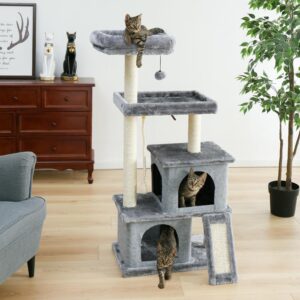 Multi-Level-Pet-Cat-Tree-House-Candos-Soft-Natural-Sisal-Scratching-Posts-for-Kitten-Tower-with-5
